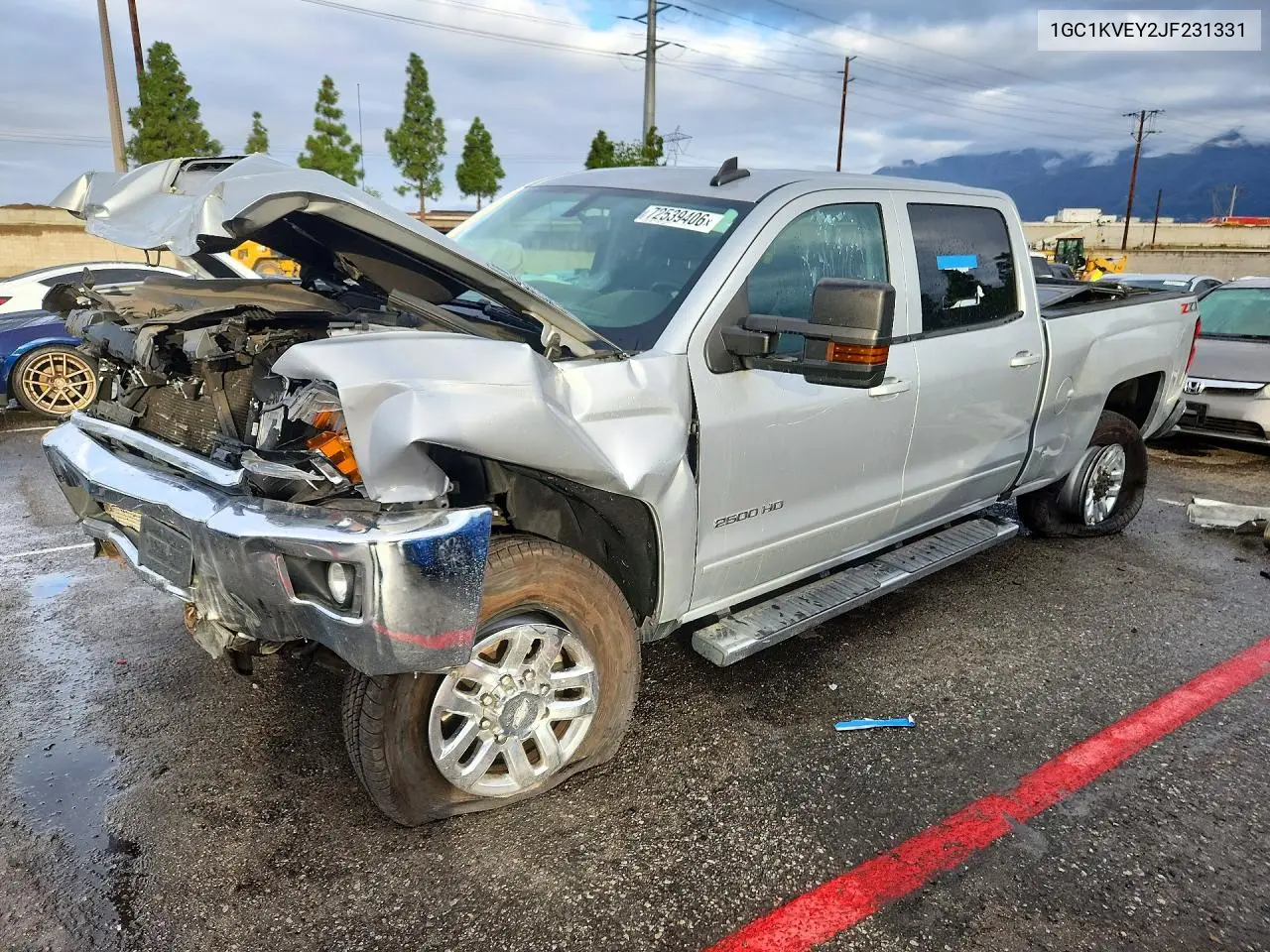 2018 Chevrolet Silverado K2500 Heavy Duty Lt VIN 1GC1KVEY2JF231331 фото 1