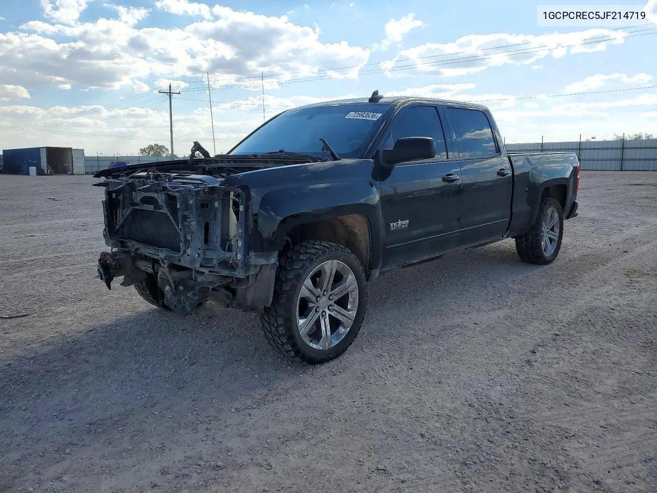 2018 Chevrolet Silverado C1500 Lt VIN 1GCPCREC5JF214719 фото 1