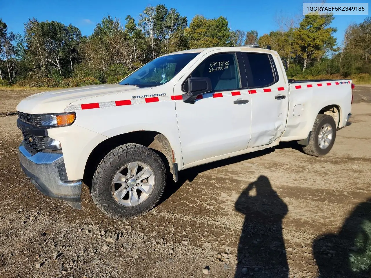 2019 Chevrolet Silverado K1500 VIN 1GCRYAEF5KZ349186 фото 1