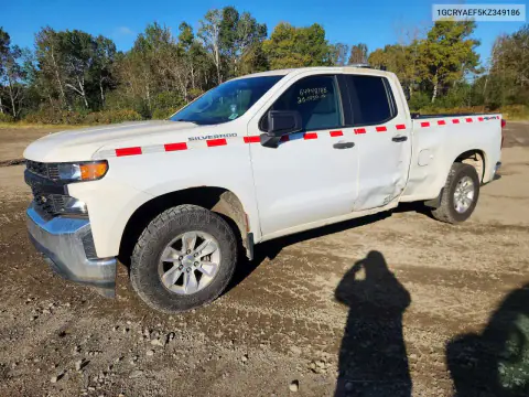 1GCRYAEF5KZ349186 — 2019 Chevrolet Silverado, Сторона, фото до ремонта