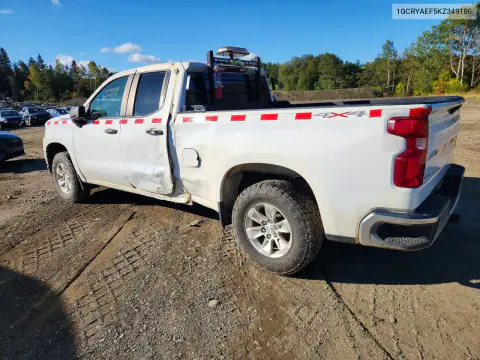 2019 Chevrolet Silverado K1500 VIN 1GCRYAEF5KZ349186 фото 2
