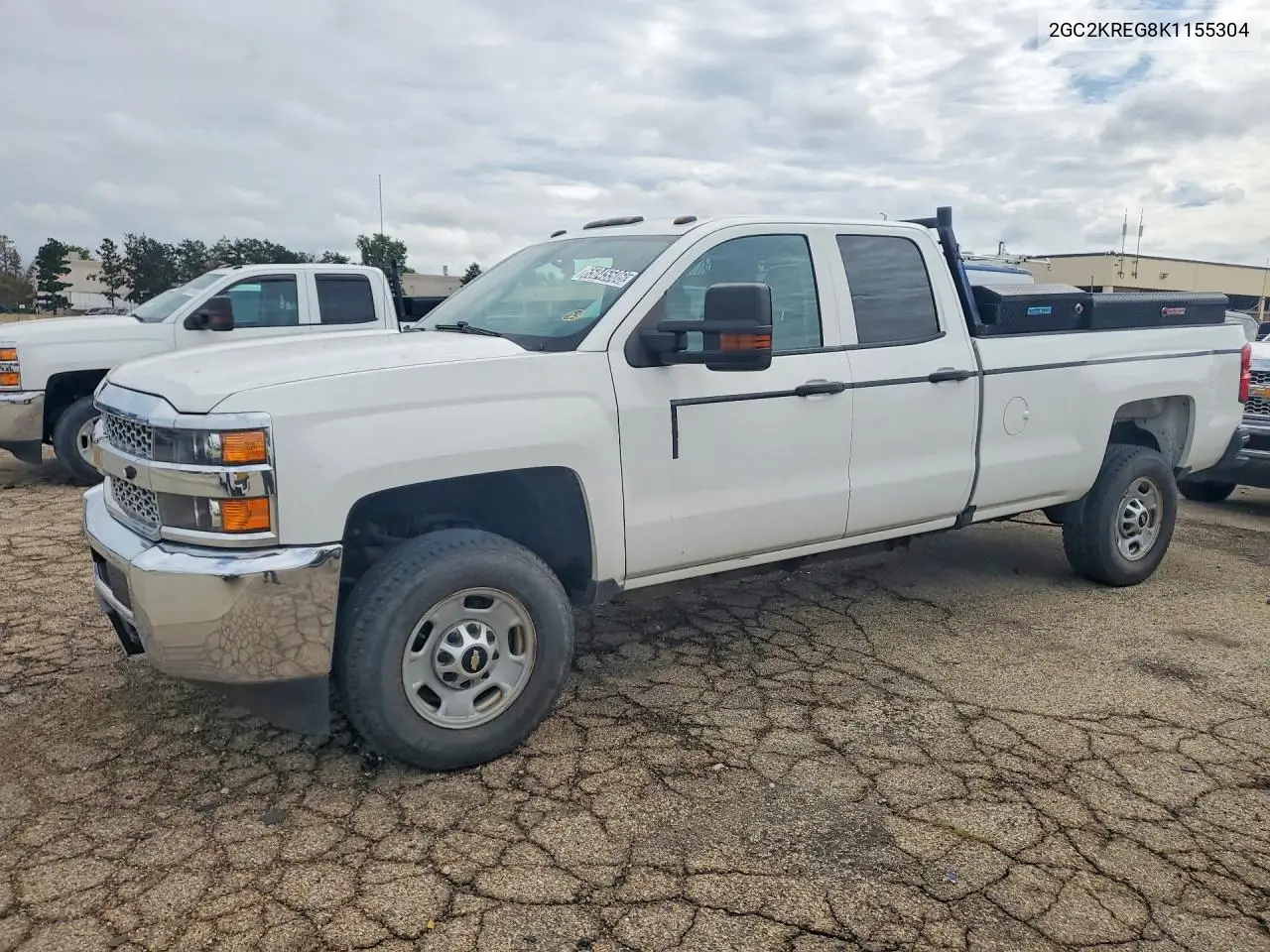 2GC2KREG8K1155304 Chevrolet Silverado 2019 — повреждение Задняя часть, фото до ремонта