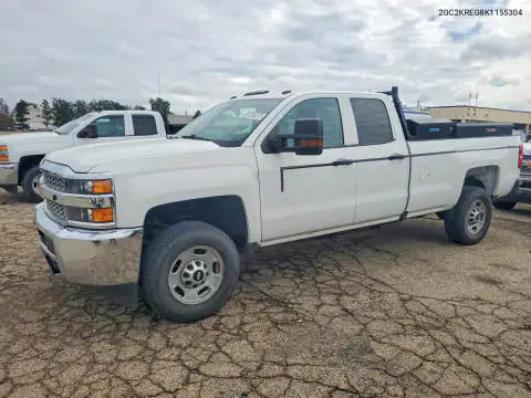 2GC2KREG8K1155304 — 2019 Chevrolet Silverado, Задняя часть, фото до ремонта
