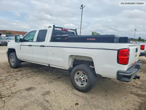 2GC2KREG8K1155304 — 2019 Chevrolet Silverado, фото 2 с аукциона Copart 20.10.2026, Задняя часть