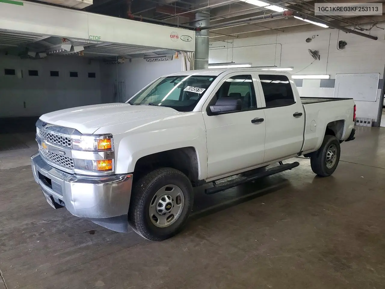 1GC1KREG3KF253113 Chevrolet Silverado 2019 — повреждение Мелкие вмятины и царапины, фото до ремонта