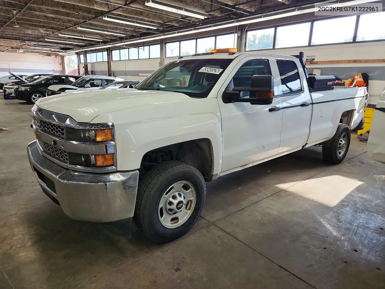 2GC2KREG7K1222961 Chevrolet Silverado 2019 — повреждение Задняя часть, фото до ремонта