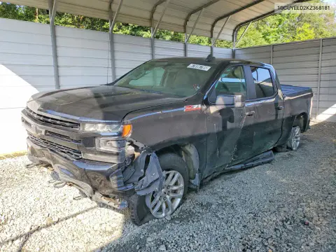 1GCUYEED2KZ368181 — 2019 Chevrolet Silverado, Передняя часть, фото до ремонта