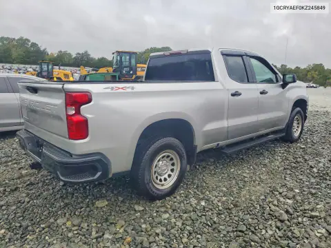 2019 Chevrolet Silverado K1500 VIN 1GCRYAEF0KZ245849 фото 3