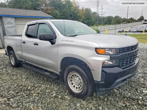 2019 Chevrolet Silverado K1500 VIN 1GCRYAEF0KZ245849 фото 4