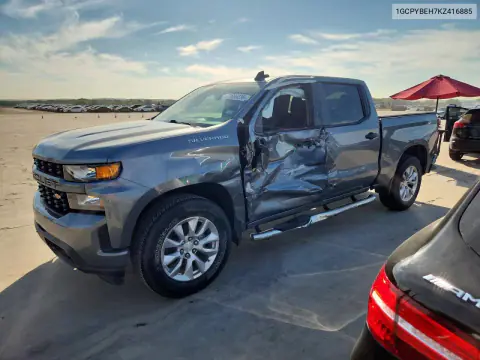 2019 Chevrolet Silverado K1500 Custom VIN 1GCPYBEH7KZ416885 фото 1