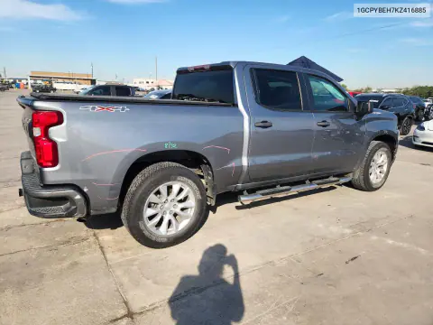 2019 Chevrolet Silverado K1500 Custom VIN 1GCPYBEH7KZ416885 фото 3