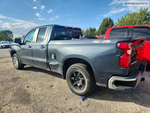 2019 Chevrolet Silverado K1500 Lt VIN 1GCRYDEK2KZ279774 фото 2
