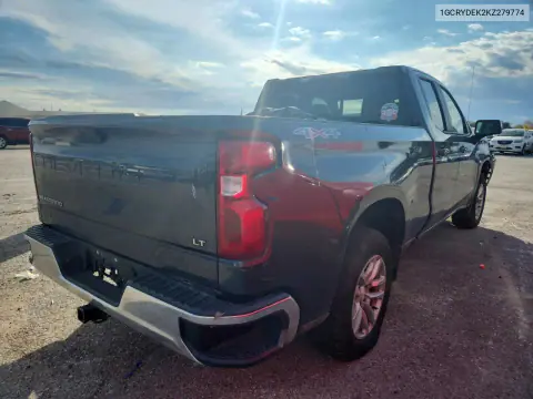 2019 Chevrolet Silverado K1500 Lt VIN 1GCRYDEK2KZ279774 фото 3
