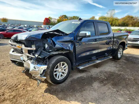 1GCUYDED8KZ267267 — 2019 Chevrolet Silverado, Передняя часть, фото до ремонта