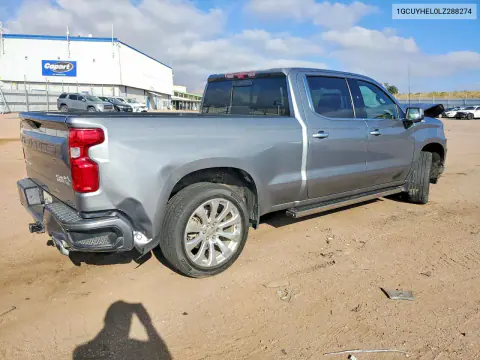 2020 Chevrolet Silverado K1500 High Country VIN 1GCUYHEL0LZ288274 фото 3