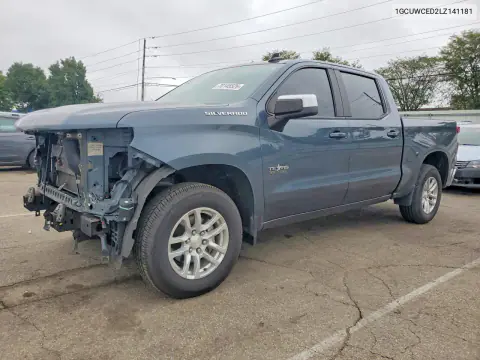 1GCUWCED2LZ141181 — 2020 Chevrolet Silverado, Передняя часть, фото до ремонта