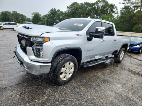 1GC4YPEY2LF142241 — 2020 Chevrolet Silverado, Передняя часть, фото до ремонта
