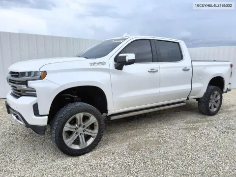 1GCUYHEL4LZ186332 — 2020 Chevrolet Silverado, Мелкие вмятины и царапины, фото до ремонта