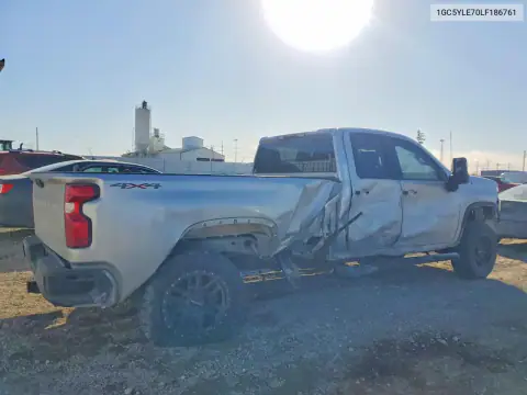 1GC5YLE70LF186761 — 2020 Chevrolet Silverado, фото 3 с аукциона Copart 21.10.2026, Боковая часть