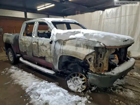1GC4YNE73LF102455 — 2020 Chevrolet Silverado, фото 4 с аукциона Copart 22.10.2026, Пожар