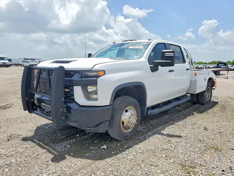 1GB4WREY3MF285352 — 2021 Chevrolet Silverado, Задняя часть (Rear End), фото до ремонта