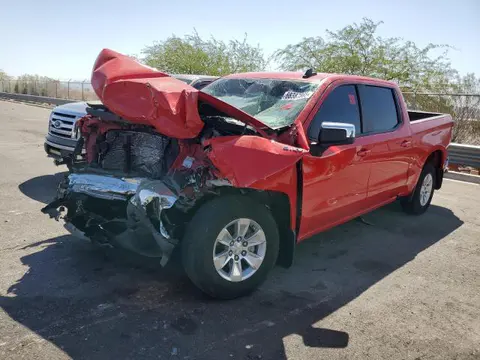 3GCPWCED5MG290473 — 2021 Chevrolet Silverado, Передняя часть (Front End), фото до ремонта