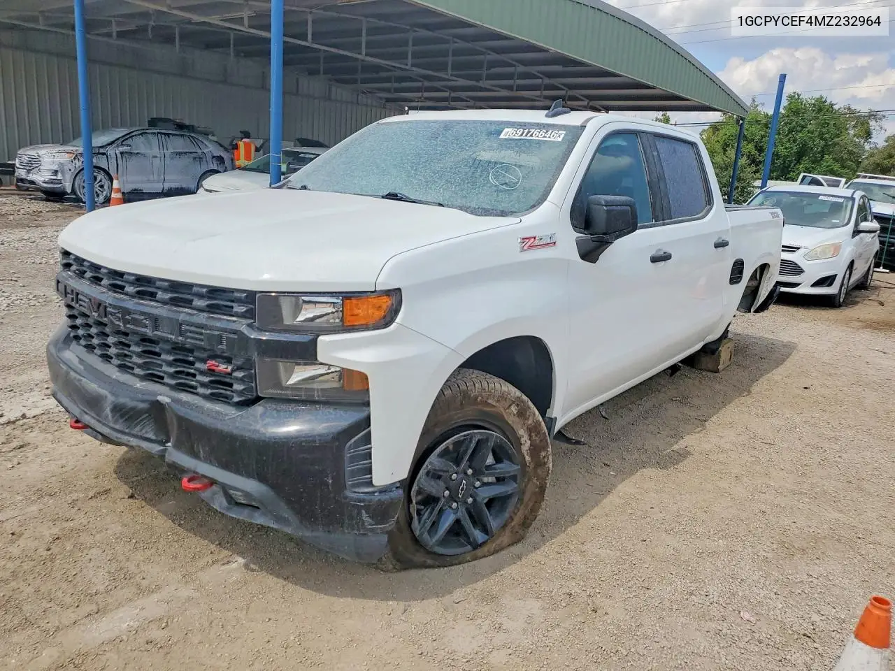 1GCPYCEF4MZ232964 Chevrolet Silverado 2021 — повреждение Повреждения со всех сторон, фото до ремонта