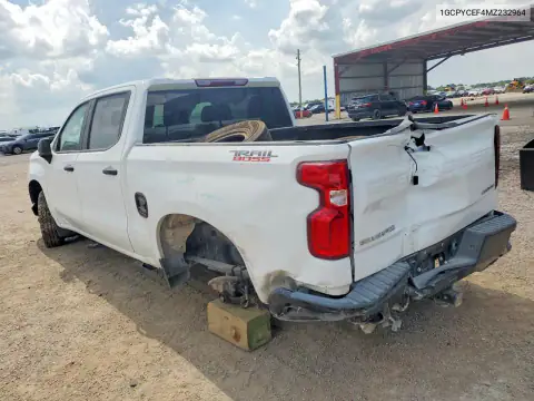 1GCPYCEF4MZ232964 — 2021 Chevrolet Silverado, фото 2 с аукциона Copart 15.10.2026, Повреждения со всех сторон