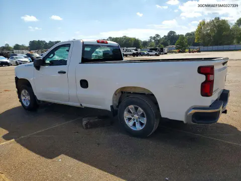 2021 Chevrolet Silverado C1500 VIN 3GCNWAEF5MG327339 фото 2