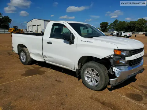 2021 Chevrolet Silverado C1500 VIN 3GCNWAEF5MG327339 фото 4