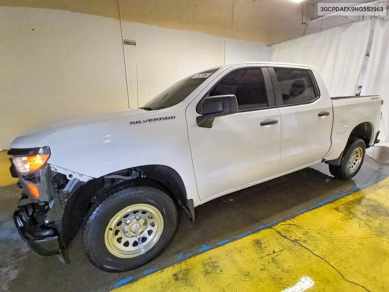 2022 Chevrolet Silverado K1500 VIN 3GCPDAEK9NG553963 фото 1