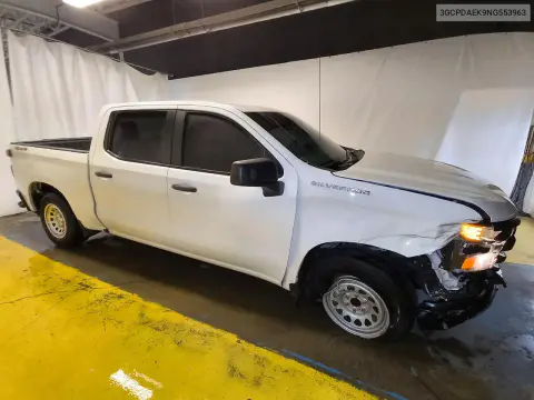 2022 Chevrolet Silverado K1500 VIN 3GCPDAEK9NG553963 фото 4