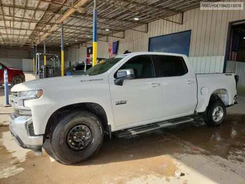 1GCUYDET5NZ215378 — 2022 Chevrolet Silverado, Передняя часть, фото до ремонта
