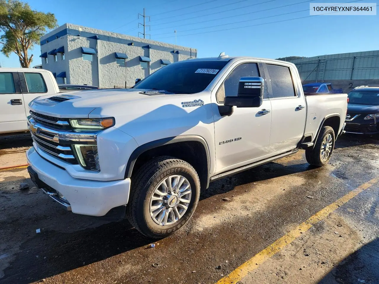 2022 Chevrolet Silverado K2500 High Country VIN 1GC4YREYXNF364461 фото 1