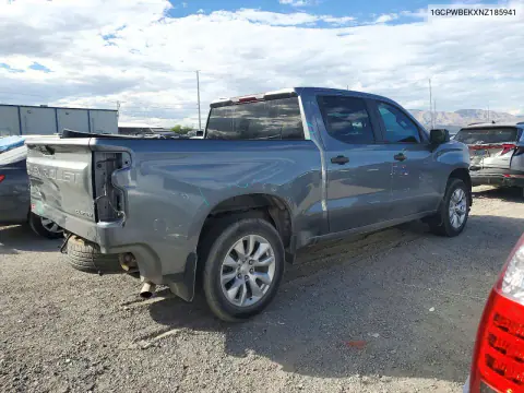 2022 Chevrolet Silverado Ltd C1500 Custom VIN 1GCPWBEKXNZ185941 фото 3