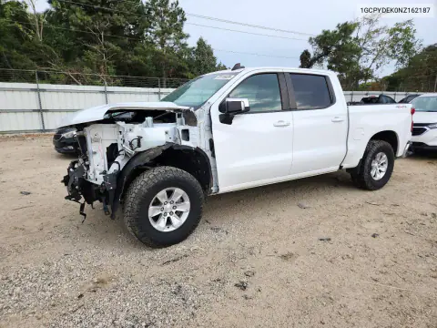 1GCPYDEK0NZ162187 — 2022 Chevrolet Silverado, Передняя часть, фото до ремонта