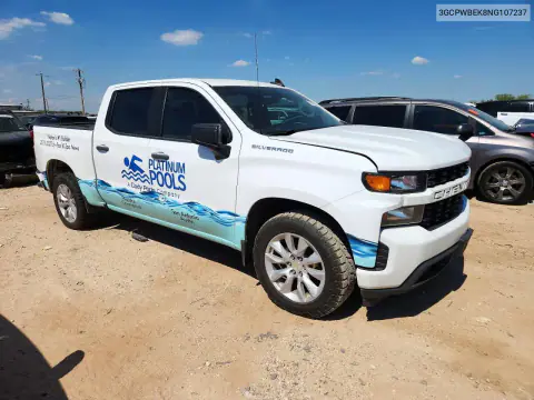 2022 Chevrolet Silverado Ltd C1500 Custom VIN 3GCPWBEK8NG107237 фото 4