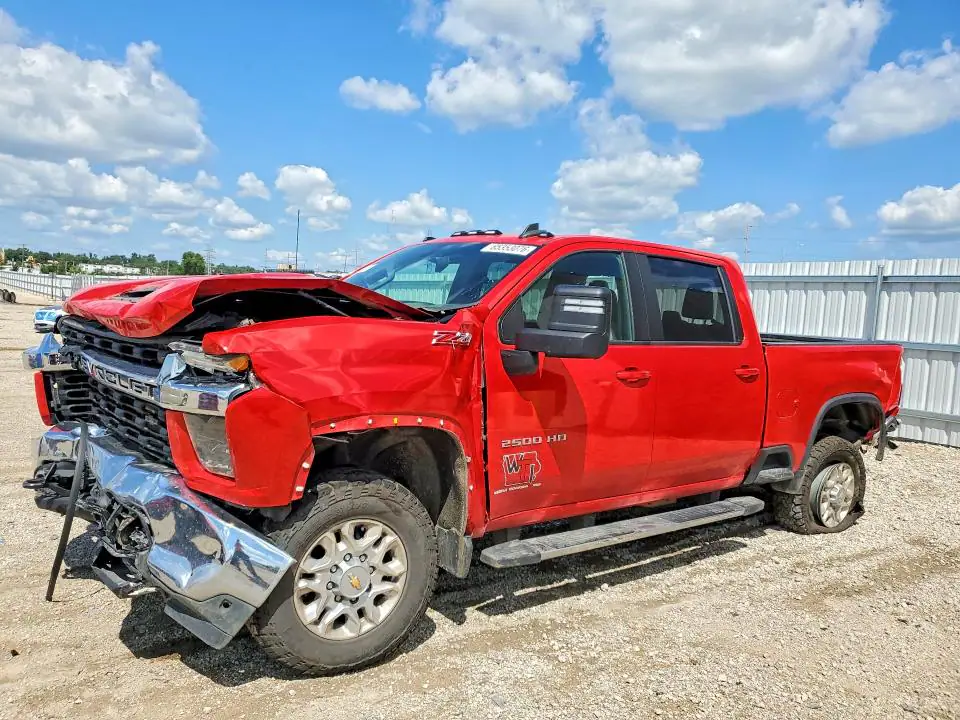 1GC1YNEY4PF107195 Chevrolet Silverado 2023 — повреждение Передняя часть, фото до ремонта