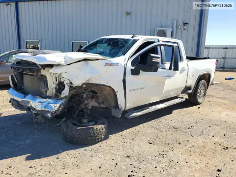 1GC1YNE76PF210626 — 2023 Chevrolet Silverado, Передняя часть, фото до ремонта