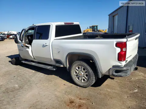 1GC1YNE76PF210626 — 2023 Chevrolet Silverado, фото 2 с аукциона Copart 15.10.2026, Передняя часть