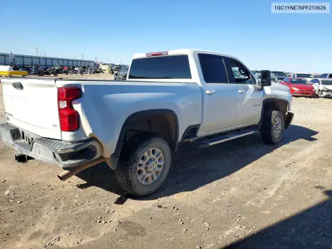 1GC1YNE76PF210626 — 2023 Chevrolet Silverado, фото 3 с аукциона Copart 15.10.2026, Передняя часть