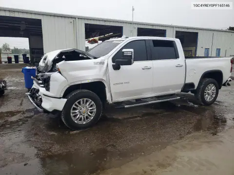 1GC4YREY0PF165146 — 2023 Chevrolet Silverado, Передняя часть, фото до ремонта