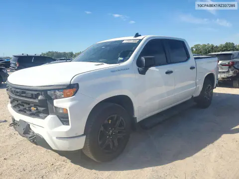 1GCPABEK1RZ337285 — 2024 Chevrolet Silverado, Передняя часть, фото до ремонта