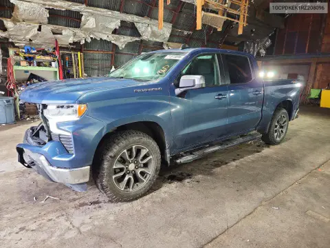 1GCPDKEK1RZ208096 — 2024 Chevrolet Silverado, Передняя часть, фото до ремонта