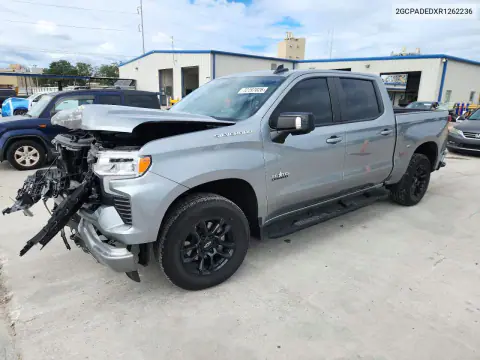 2GCPADEDXR1262236 — 2024 Chevrolet Silverado, Передняя часть, фото до ремонта
