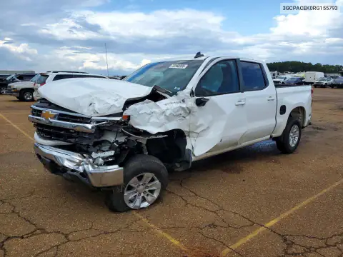 3GCPACEK0RG155793 Chevrolet Silverado 2024 — повреждение Передняя часть, фото до ремонта