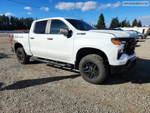 2024 Chevrolet Silverado K1500 Trail Boss Custom VIN 3GCUDCED5RG316702 фото 4