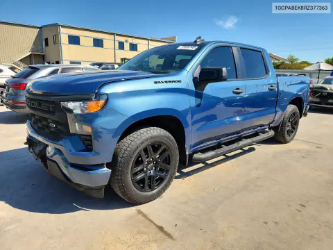 1GCPABEK8RZ377363 — 2024 Chevrolet Silverado, Передняя часть, фото до ремонта