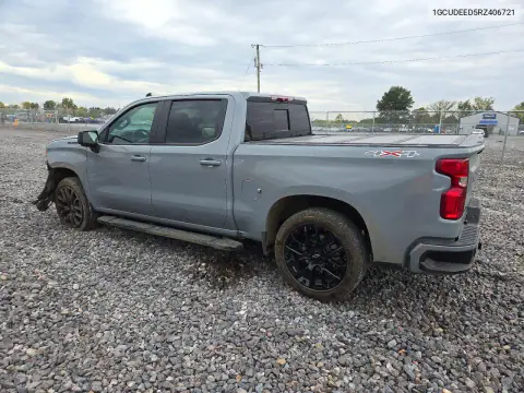 1GCUDEED5RZ406721 — 2024 Chevrolet Silverado, фото 2 с аукциона Copart, Передняя часть