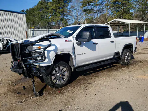 1GC4YME7XRF327037 — 2024 Chevrolet Silverado, Передняя часть (Front End), фото до ремонта